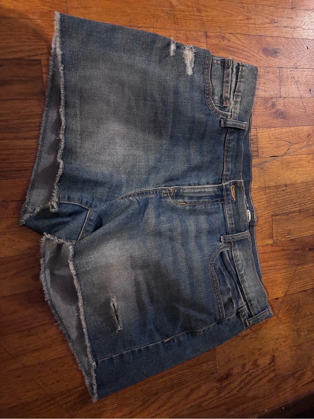Old Navy Women’s Distressed Denim Shorts - Blue
